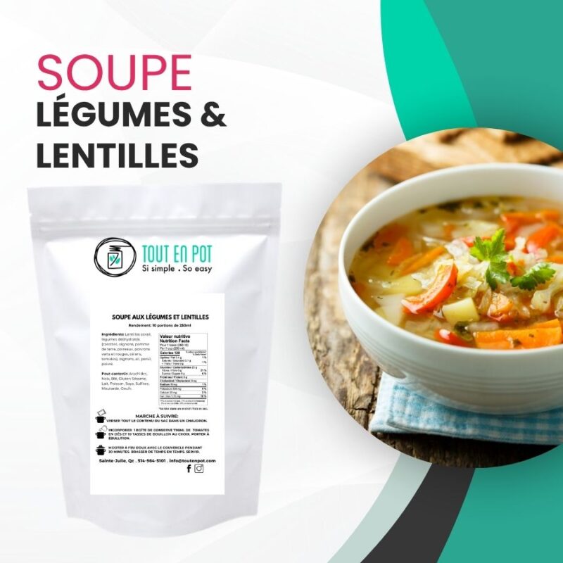Soupe Légumes et Lentilles